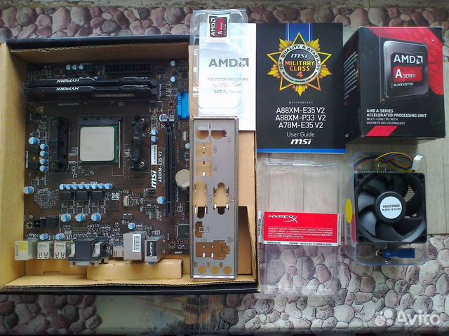 Сборка: AMD А-10 7850К BOX /16gb/ MSI A88XM-E35 V2