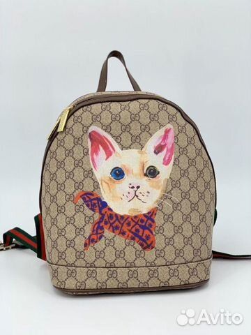 Новый женский рюкзак кожа канва 6 расцветок Gucci Новый женский рюкзак кожа канва 6 расцветок Gucci