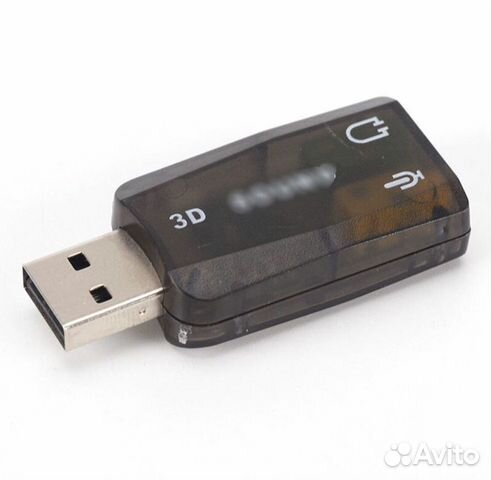 Внешняя звуковая карта USB 2.0 Внешняя звуковая карта USB 2.0