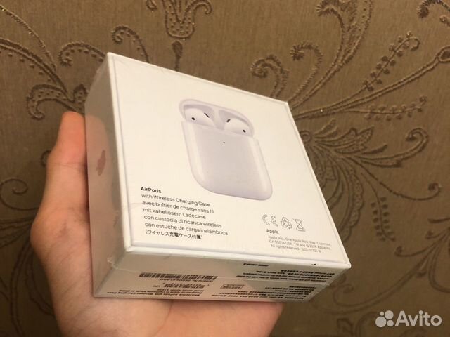 AirPods 2 (люкс) копия+чехол в подарок