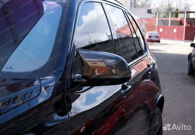 Накладки на зеркала M5 BMW X5 F15 карбон Накладки на зеркала M5 BMW X5 F15 карбон
