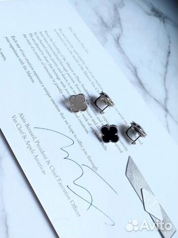 Колье бусы серьги браслет Van Cleef Ванклиф
