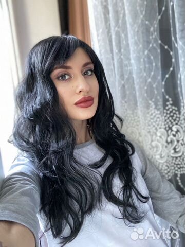 Парик чёрный