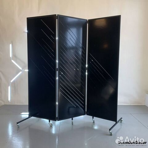Ширма дизайнерская складная на колесиках