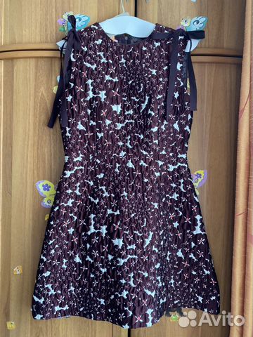 Giamba Paris, платье с завязками, набивной рисунок Giamba Paris, платье с завязками, набивной рисунок