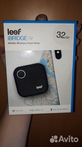Беспроводной накопитель памяти Leef iBridge Air 32 Беспроводной накопитель памяти Leef iBridge Air 32