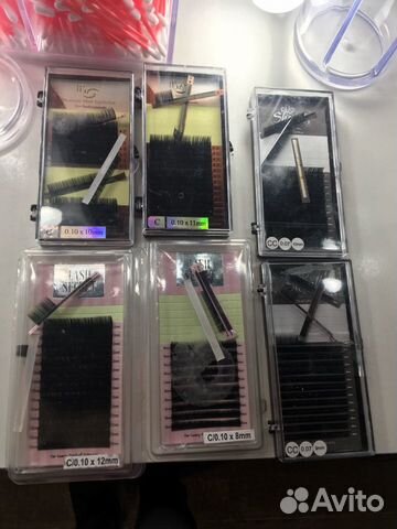 Ресницы. Палетка ресниц для наращивания