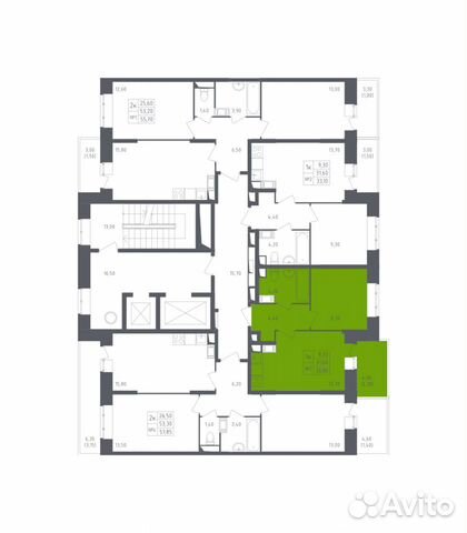 1-к квартира, 33.9 м², 13/17 эт.