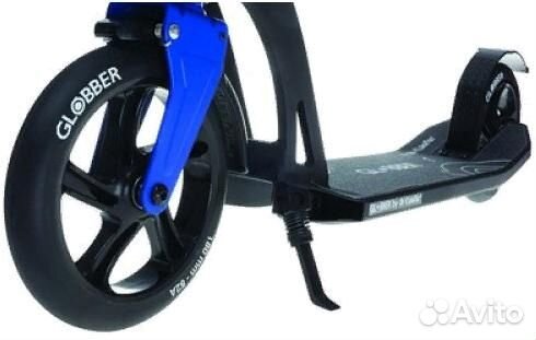 Самокат Globber ONE K180, Синий с ручным тормозом