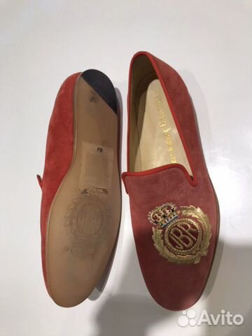 Слипоны JeanBaptisteRautureau 42-43, new, красные
