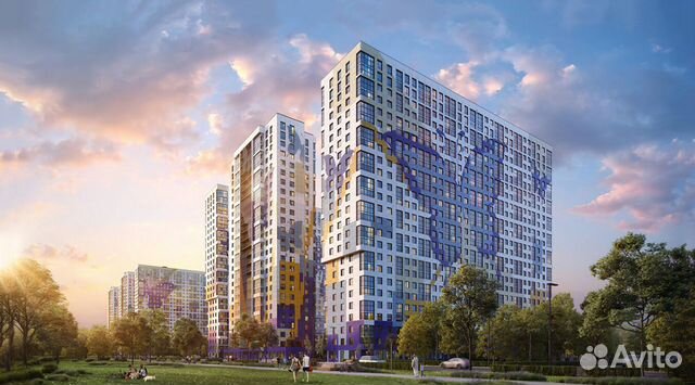 1-к квартира, 41.3 м², 6/25 эт. 1-к квартира, 41.3 м², 6/25 эт.