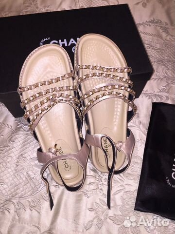Сандалии Chanel