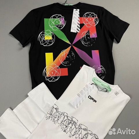 Футболка OFF-white(чёрная) Футболка OFF-white(чёрная)