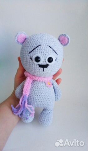 Мишка, медведь, вязаная игрушка Мишка, медведь, вязаная игрушка