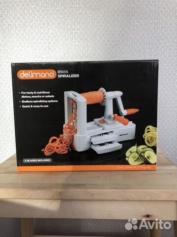 Овощерезка спиральная настольная Delimano Brava Овощерезка спиральная настольная Delimano Brava