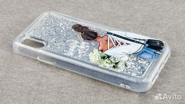 Чехлы с блестками для моделей iPhone