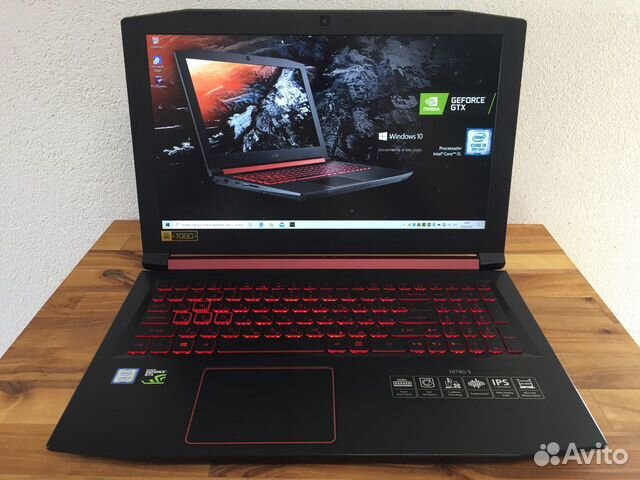 Новый Nitro 5 8 ядер i5-8300H SSD GTX1050 4Gb IPS