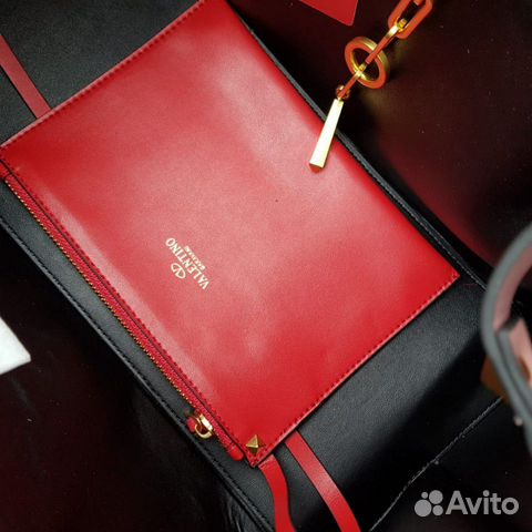 Новая женская сумка шопер Valentino пудровая Новая женская сумка шопер Valentino пудровая