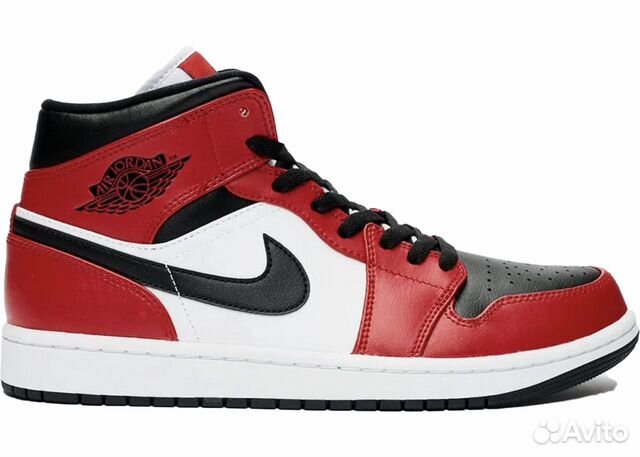 Jordan 1 Mid Chicago Toe