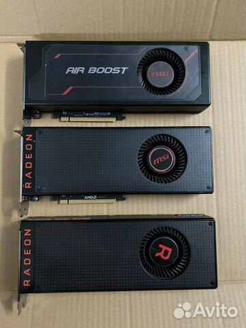3 карты Vega 56 неисправные