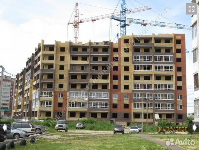 1-к квартира, 40 м², 7/9 эт.