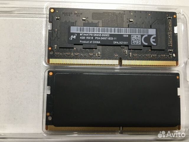 Оперативная память DDR4 2x4GB SO-dimm PC4-2400 Оперативная память DDR4 2x4GB SO-dimm PC4-2400