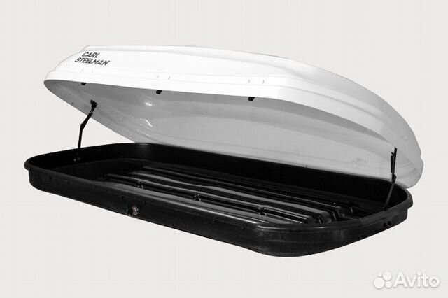 Бокс на крышу classic 390 Avangard белый карбон Бокс на крышу classic 390 Avangard белый карбон