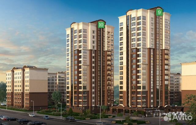 1-к квартира, 39.9 м², 8/12 эт.