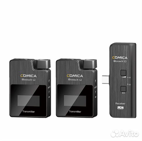 Петличный микрофон CoMica BoomX-UC2 (RX UC+2TX)