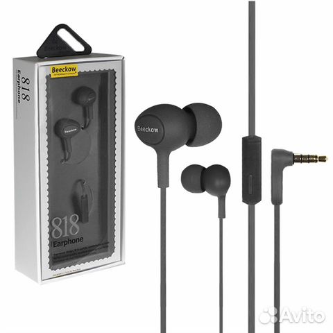 HandsFree (Гарнитура) Beeckow 818 черный