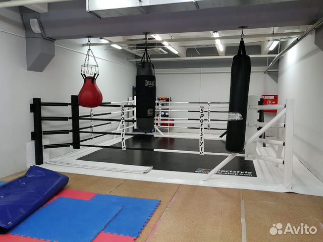 Ринг боксерский 5х5м напольный на упорах