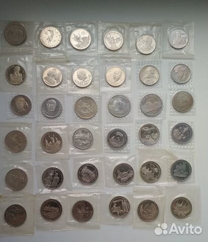 Полный набор монет Молодой России запайки пруф RAR