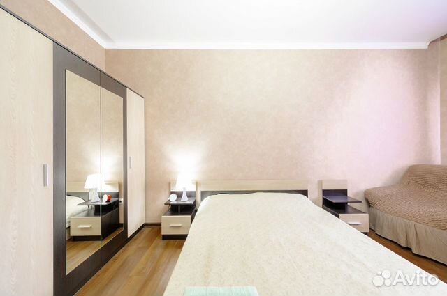 

1-к. квартира, 42 м², 2 кровати