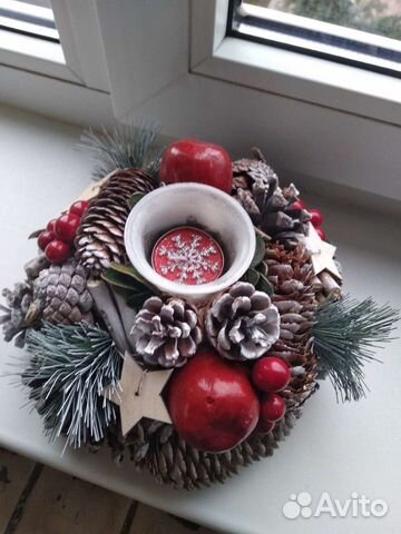 Подсвечник новогодний