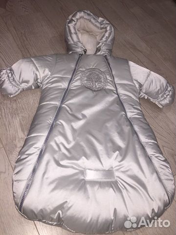 Комбинезон конверт зимний для новорожденных