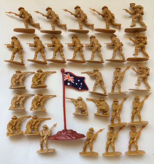 Солдатики. Армия Австралии.Пластик. отправлю