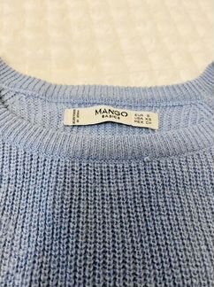 Голубой женский свитер джемпер кофта Mango