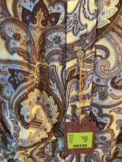Рубашка женская Etro новая жёлтая коричневая ориги