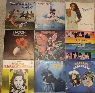 Виниловые пластинки времен СССР. Как новые - mint