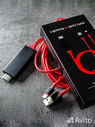 Кабель Lightning Hdmi 1080HD новый