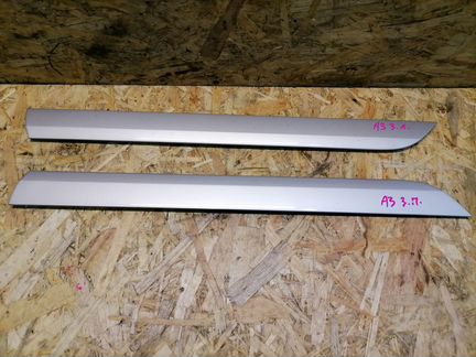 Молдинги задних дверей Audi A3 8P 1-й рестайлинг