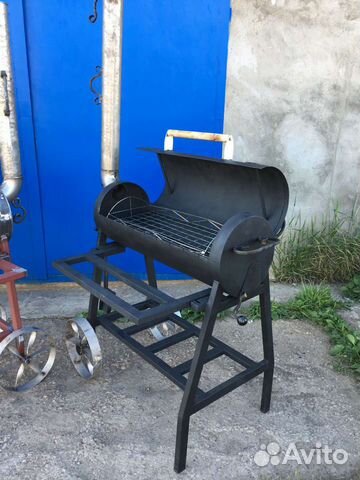 Мангал с крышкой