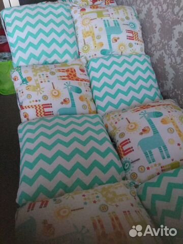 Бортики в кроватку Amarobaby Африка 12 подушек