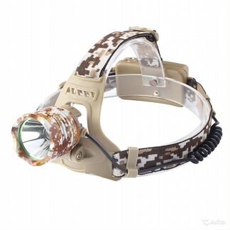 Фонарь налобный аккумуляторный /камуфляж