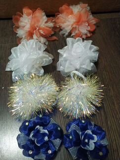 Бантики для волос нарядные