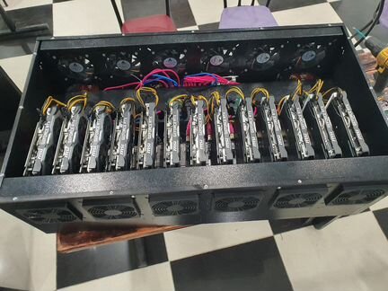 Корпус для майнинга на 6-15 видеокарт