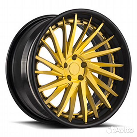 Диски колесные SB кованые Черный с золотом