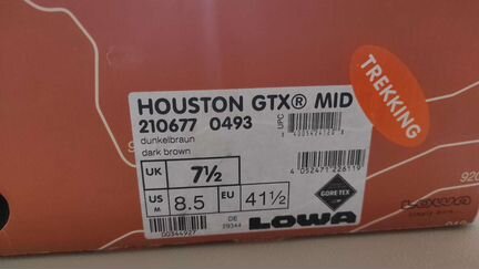 Трекинговые ботинки мужские lowa Houston GTX MID
