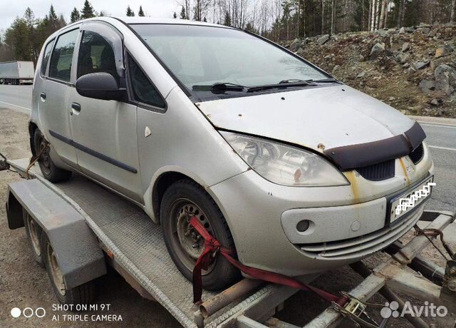 В разборе митсубиши кольт z3 1,3 АКПП вариатор