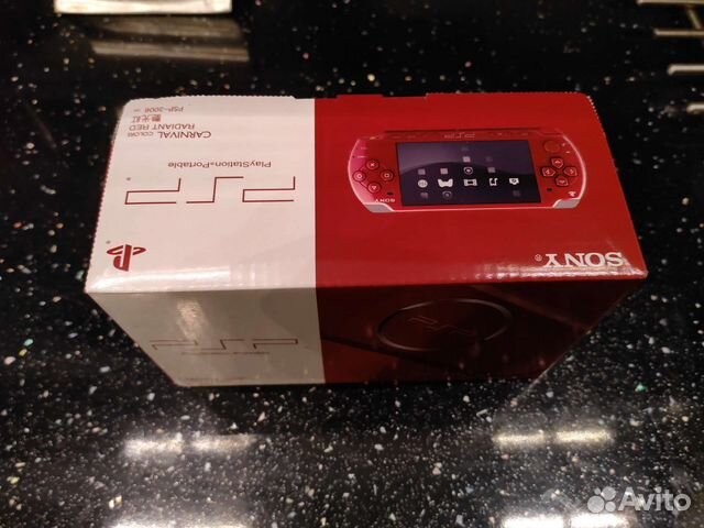 Sony PSP 3008 новая из коробки, по 6.60. Красная